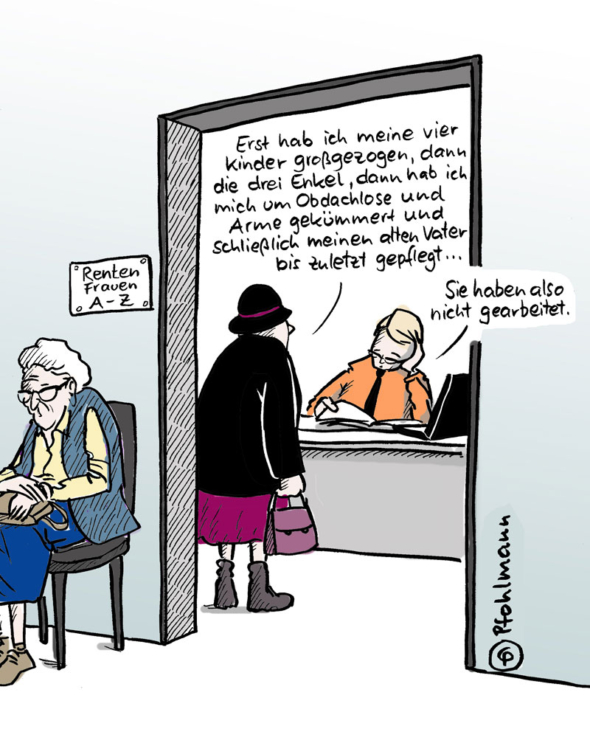 Cartoon von Christiane "Chriss" Pfohlmann www.pfohlmann.de