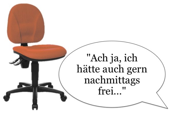 "Ach ja, ich hätte auch gern nachmittags frei..." Warum wird Abwesenheit am Arbeitsplatz mit purem Freizeitvergnügen gleich gesetzt?