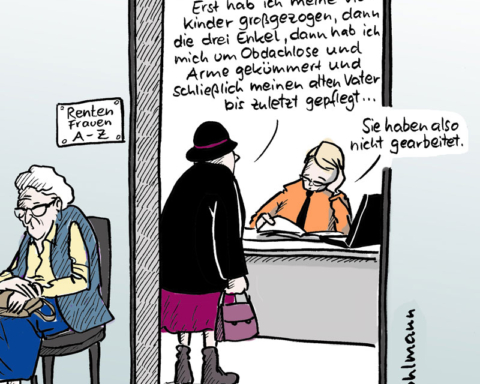 Cartoon von Christiane "Chriss" Pfahlmann www.pfohlmann.de