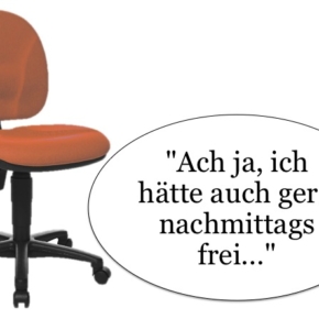 "Ach ja, ich hätte auch gern nachmittags frei..." Warum wird Abwesenheit am Arbeitsplatz mit purem Freizeitvergnügen gleich gesetzt?