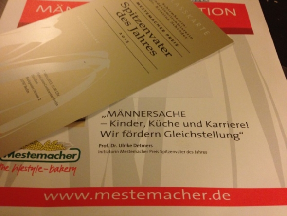 Mestemacher Preis Spitzenvater des Jahres 2013: Die Einladung zur Preisverleihung